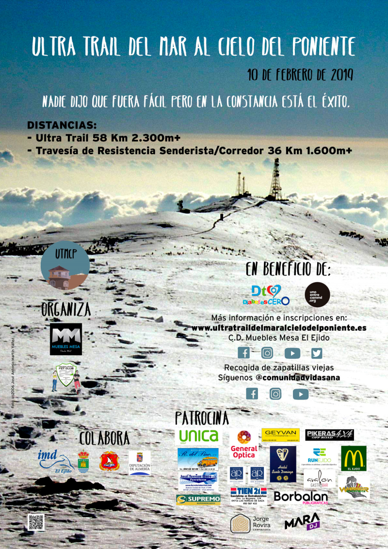 ULTRA TRAIL DEL MAR AL CIELO DEL PONIENTE - Inscríbete ULTRA TRAIL DEL MAR AL CIELO DEL PONIENTE - Inscríbete