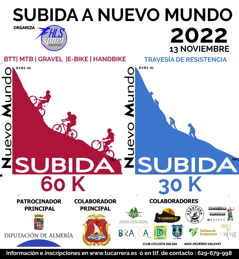 SUBIDA A NUEVO 2022 - Inscríbete