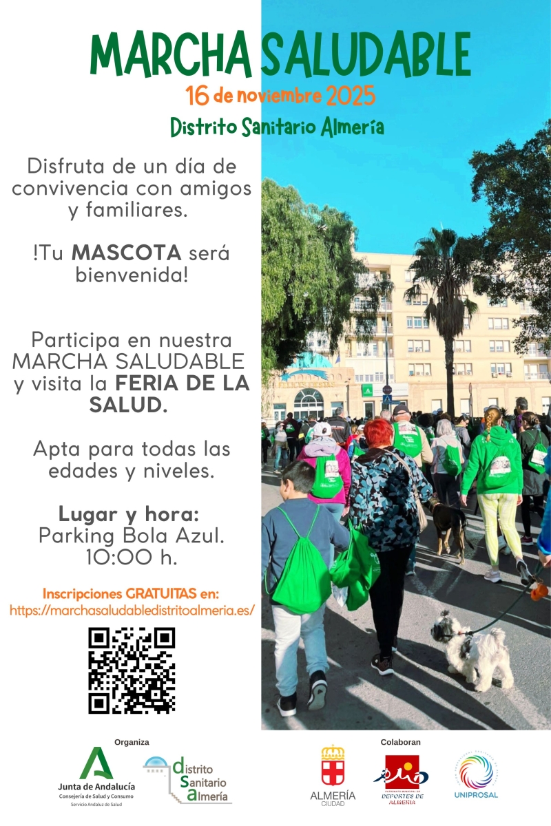 II MARCHA SALUDABLE DISTRITO SANITARIO ALMERIA - Inscríbete