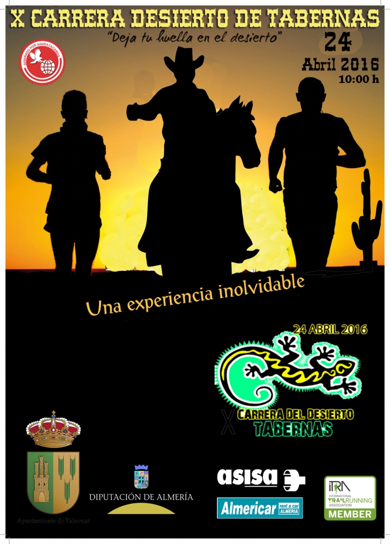 X CARRERA DEL DESIERTO DE TABERNAS - Inscríbete