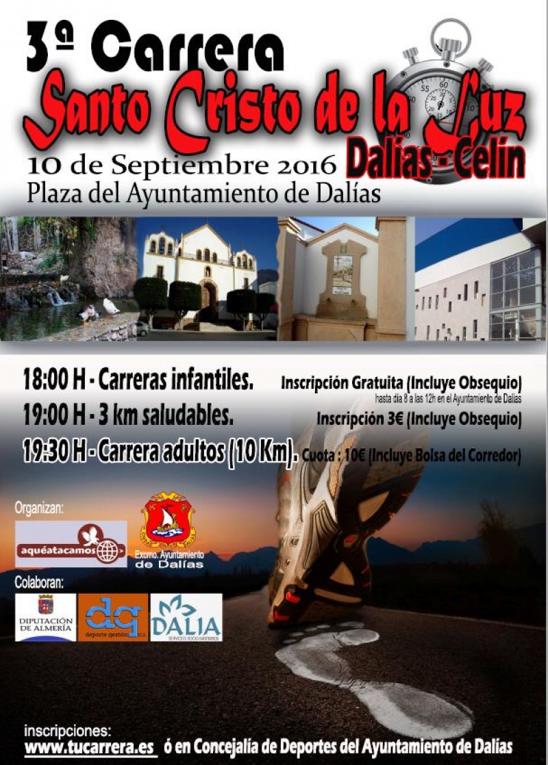 III CARRERA POPULAR CRISTO DE LA LUZ (DALIAS) - Inscriu-te
