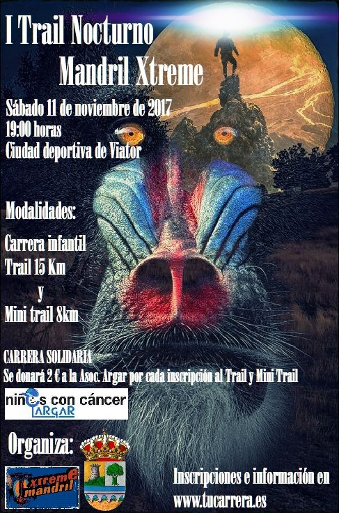 I TRAIL NOCTURNO  MANDRIL XTREME - Inscríbete