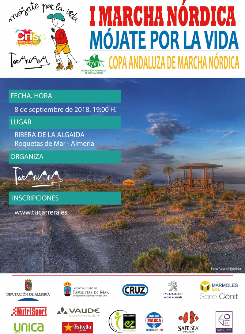 I MARCHA NORDICA MOJATE POR LA VIDA - Register