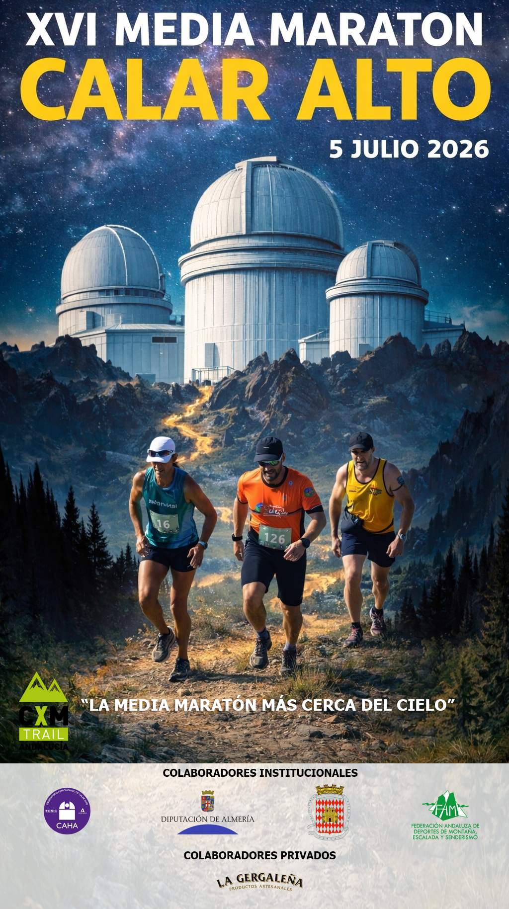 XVI MEDIA MARATON CALAR ALTO-GERGAL - Inscríbete