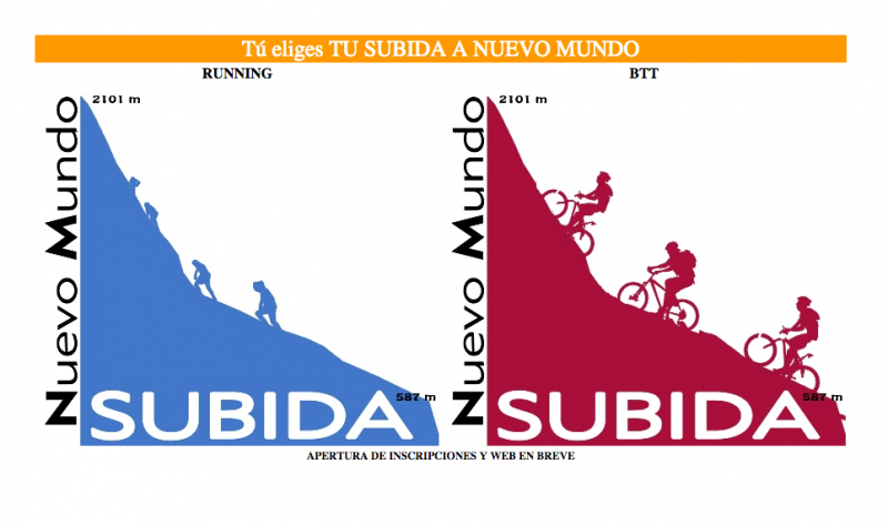 SUBIDA A NUEVO MUNDO - Inscríbete