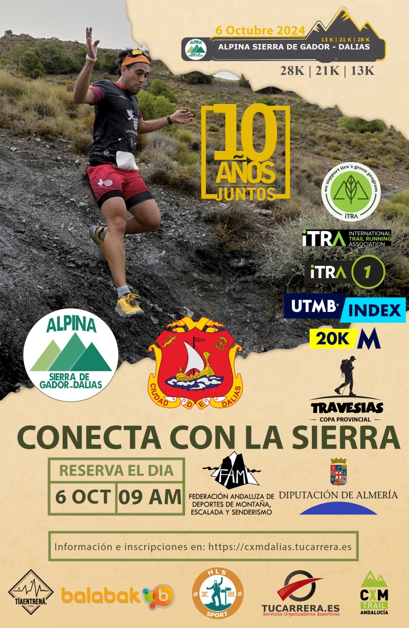 X ALPINA SIERRA DE GADOR DALÍAS 2024 - Inscrivez-vous