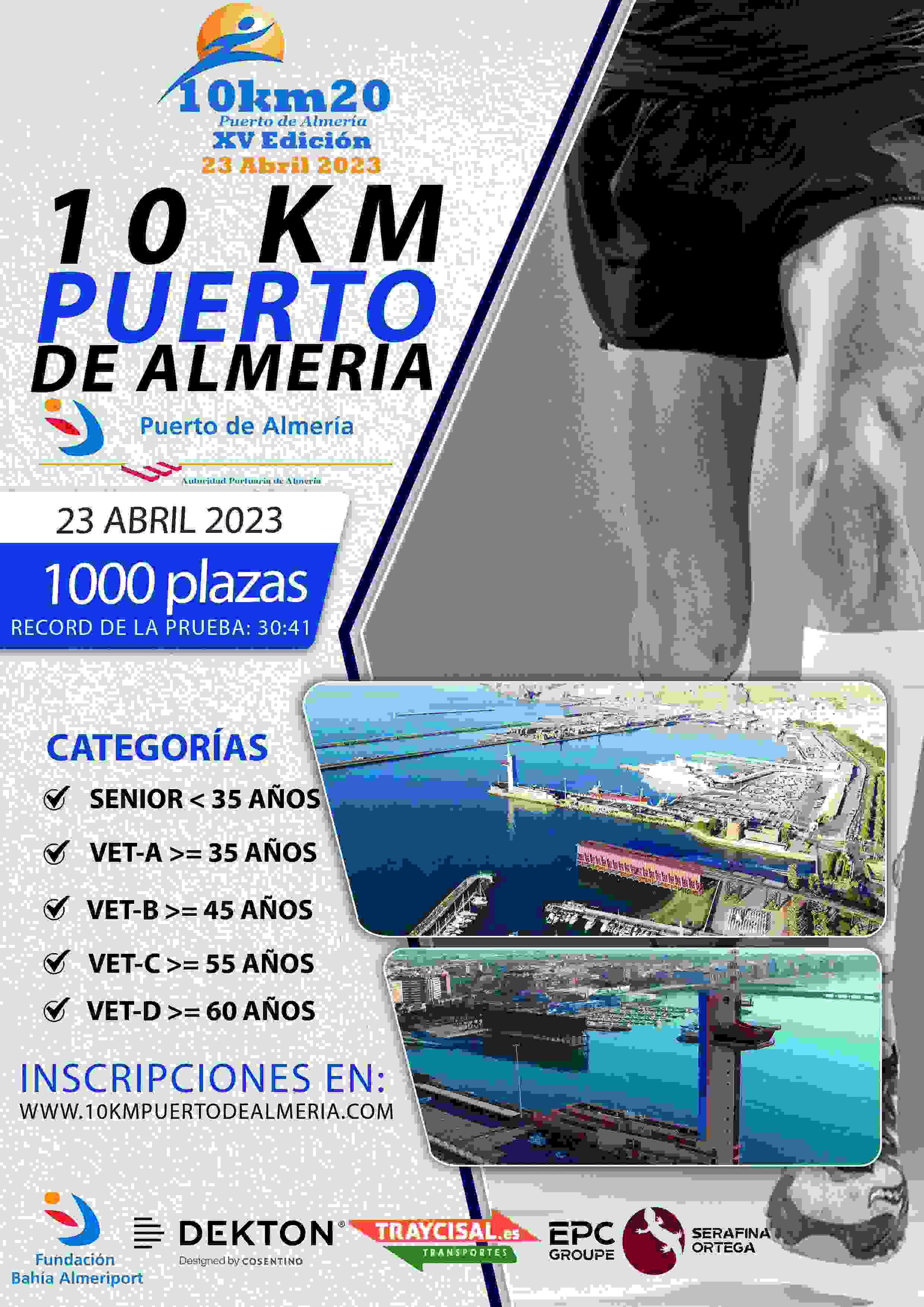 XV 10 KM PUERTO DE ALMERIA - Register